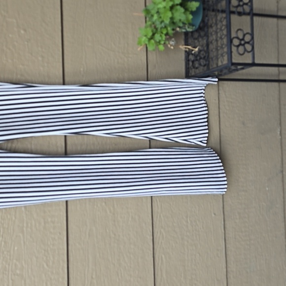 NASTY GAL High Wasted Striped Flare Pants NWOT 6 - Picture 8 of 12